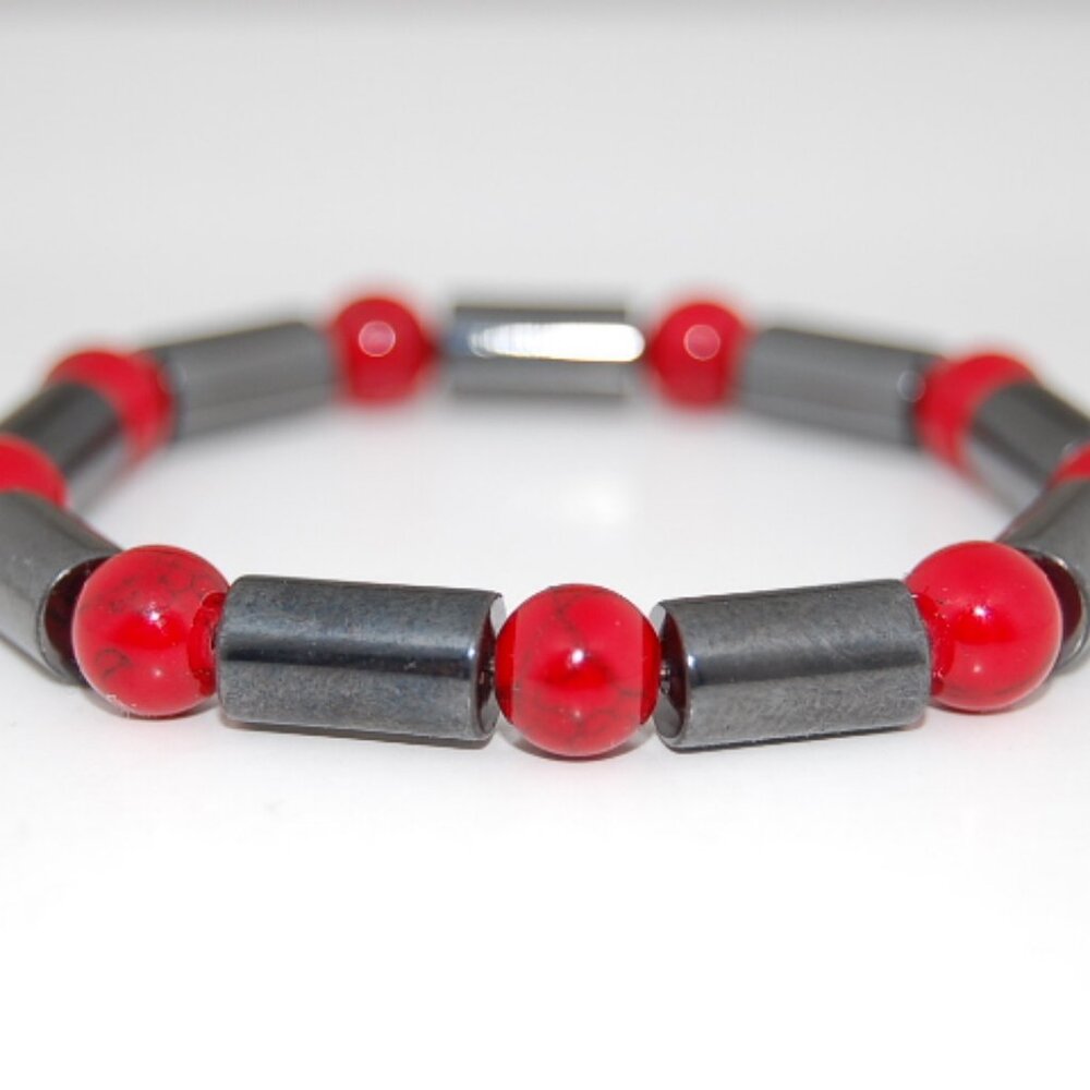 Magnetic Bracelet,Gemstone Beads,Healthy Bracelet,Pain Relief,Wellness Bracelet